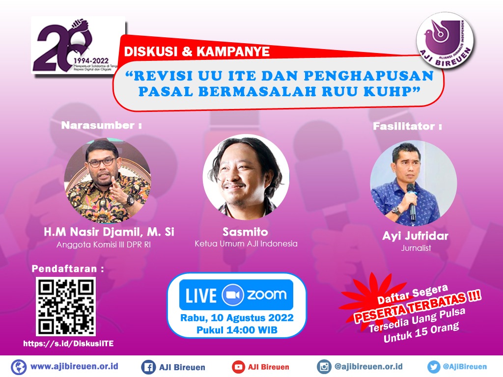 Diskusi UU ITE AJI Bireuen