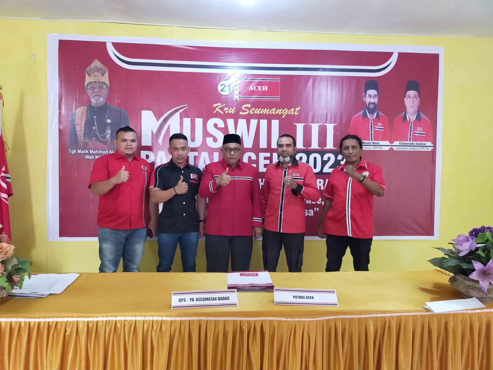 Acara Muswil ke Ill DPW-PA Kabupaten Aceh Tenggara.