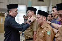 Pj Walikota Sabang, Reza Fahlevi melantik 13 keuchik