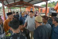 Pj Walikota Sabang, Reza Fahlevi menyemangati kafilah MTQ di pelabuhan Calang