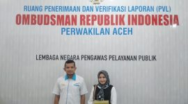 Salah seorang ASN Bireuen, melapor ke Ombudsman RI Perwakilan Aceh, Senin (15/1)