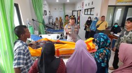 Jenazah Sulaiman (28) saat Puskesmas Peudada