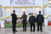Penyerahan Laporan Keterangan Pertanggungjawaban (LKPJ) Wali Kota Sabang
