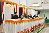 Rapat Paripurna Penetapan Rancangan Qanun Pajak Kota dan Retribusi Kota Sabang (28/02).