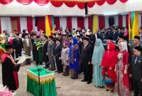 Pelantikan anggota legislatif yang diselenggarakan April 2019 lalu