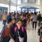 Terminal kedatangan penumpang tranportasi kapal laut Pelabuhan Balohan (14/4)
