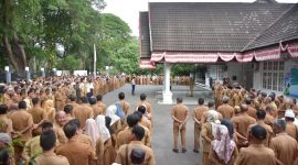 Apel perdana pasca libur Lebaran Idul Fitri 1445 H