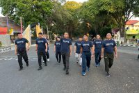 Pj Walikota Sabang, Reza Fahlevi berolahraga bersama Forkompinda, berkeliling kota.