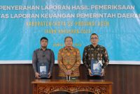 Pemerintah Kota Sabang kembali meraih opini Wajar Tanpa Pengecualian (WTP) dari Badan Pemeriksa Keuangan (BPK) RI Perwakilan Aceh (02/05)