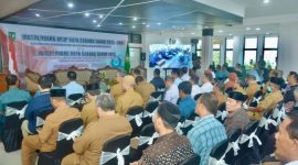 Seluruh pejabat dan perangkat gampong mengikuti Musrenbang 2025 di Aula Kantor Bappeda Sabang