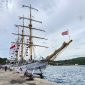 KRI Dewaruci saat berada di Sabang (23/06)