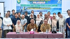 Pelatihan Kebersihan Sanitasi dan Pengelolaan Sampah di Destinasi Pariwisata oleh Dinas pariwisata Kota Sabang