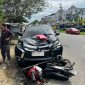 Dua kendaraan yang terlibat insiden kecelakaan maut di kawasan Cot Gapu, Selasa (28/1)
