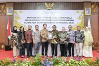 Pj Wali Kota Sabang Andre Nourman menerima WTP untuk ke-13 kalinya secara beturut-turut