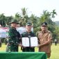 Upacara penutupan TMMD ke-123 dipimpin langsung oleh Kepala Staf Kodam Iskandar Muda Brigjen TNI Ayi Supriatna, S.I.P., M.M yang kemudian dilanjutkan dengan penyerahan bingkisan sembako kepada masyarakat Gampong Jaboi.