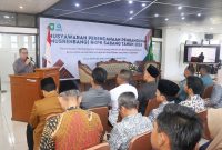 Pj Sekda Kota Sabang Irfani menghadiri Mustawarah Rencana Pembangunan RKPK Sabang Tahun 2026 di Aula Bappeda Sabang, Kamis (20/3).