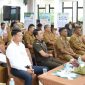 Pj Wali Kota Sabang Andri Nourman bersama Pj Sekda Kota Sabang Irfani menghadiri kegiatan Verifikasi Lapangan Evaluasi Kota Layak Anak yang berlangsung di Aula Bappeda Kota Sabang, senin (29/4).