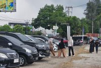 Salah satu area parkir di kawasan RTH Cot Gapu, saat pelaksanaan peringatan HUT ke 26 Kabupaten Bireuen