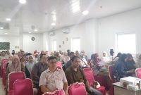 Suasana webinar yang diikuti puluhan dokter di RSU Telaga Bunda 2 Cot Gapu, Sabtu (18/10)
