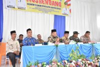 Bupati Bireuen, H Mukhlis ST membuka Musrenbang, Kamis (26/2/2026) pagi di Gedung Serbaguna Kantor Camat Peusangan Siblah Krueng.