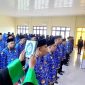 Bupati Bireuen, H Mukhlis ST melantik 81 kepala sekolah dan pejabat fungsional di aula Dinas Pendidikan dan Kebudayaan, Jum'at (27/2)