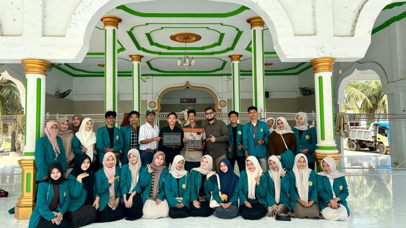 Mahasiswa Umuslim Bireuen berhasil kembangkan aplikasi pendataan tanggap darurat bencana secara digital, di Gampong Pante Lhong Kecamatan Peusangan.