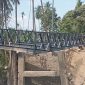 Pembangunan jembatan Bailey di Gampong Meunasah Tambo, Kecamatan Jeunib