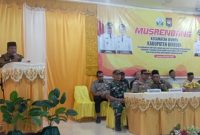 Bupati Bireuen, H Mukhlis ST menyampaikan harapannya saat Musrenbang Kecamatan Jeumpa, di Aula Dinas Kesehatan, Kamis (5/3) pagi.