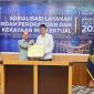 Rektor UIA Peusangan, Dr Nazaruddin MA, menandatangani MoA di bidang hukum, penelitian, pengabdian kepada masyarakat dengan Kantor Wilayah Kementerian Hukum (Kemenkum) Aceh, di Lhokseumawe, Selasa (28/4).