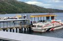 Kapal cepat Express Bahari yang dioperasikan PT Pelayaran Sakti Inti Makmur saat berada di Pelabuhan Balohan Sabang