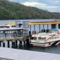 Kapal cepat Express Bahari yang dioperasikan PT Pelayaran Sakti Inti Makmur saat berada di Pelabuhan Balohan Sabang