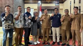 Wakil Wali Kota Sabang, Suradji Junus, menerima audiensi jajaran Pegadaian Cabang Banda Aceh pada Selasa (10/2/2026) di ruang kerja Wakil Wali Kota Sabang.