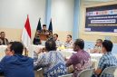 Rapat tim pemantau orang asing di aula Hotel Djarwal, Kamis (16/4)