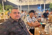 Ketua DPC PPP Bireuen, Dr Athaila M Saleh MA bersama Bendahara DPW PPP Aceh, Zubir Muhammad SE MM