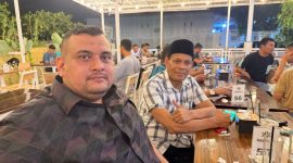 Ketua DPC PPP Bireuen, Dr Athaila M Saleh MA bersama Bendahara DPW PPP Aceh, Zubir Muhammad SE MM