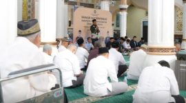 Sekdako Sabang, Andri Nourman menghadiri pembukaan Bimbingan Manasik Haji Terintegrasi Kabupaten/Kota dan Kecamatan Tahun 1447 Hijriah/2026 Masehi di Mesjid Agung Babussalam Kota Sabang, kamis (5/2).