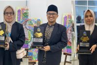 Tiga peserta asal Sabang yang tergabung dalam kafilah Aceh untuk MTQ Nasional 2026 di Semarang.