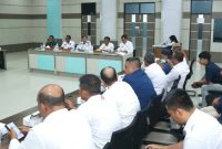 Wakil Wali Kota Sabang, Suradji Junus, memimpin High Level Meeting (HLM) Tim Pengendalian Inflasi Daerah (TPID) Kota Sabang Tahun 2026, Rabu (11/2/2026).