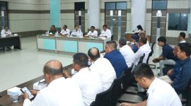 Wakil Wali Kota Sabang, Suradji Junus, memimpin High Level Meeting (HLM) Tim Pengendalian Inflasi Daerah (TPID) Kota Sabang Tahun 2026, Rabu (11/2/2026).