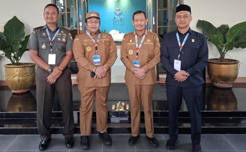 Wali Kota Sabang bersama Wakil Wali Kota serta unsur Forkopimda menghadiri Rapat Koordinasi Nasional (Rakornas) Pemerintah Pusat dan Daerah Tahun 2026 yang digelar di Sentul, Bogor (2/2).
