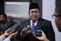 Wali Kota Sabang Zulkifli H Adam saat diwawancarai Wartawan usai pelantikan Keuchik di Kota Sabang (dok.AGN)