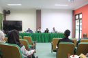 Panitia Seleksi Penerimaan Mahasiswa Baru (SPMB) UNIKI Bireuen gelar rapat bersama, di ruang Teleconference UNIKI, Sabtu (23/5).