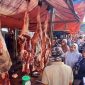 Tim Satgas Pangan meninjau lokasi penjualan daging meugang hari raya Idul Adha 1447 H di jalan Eks Kereta Api, Gampong Bandar Bireuen, Kecamatan Kota Juang, Selasa (26/5) pagi.