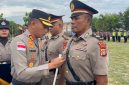 Kapolres, AKBP Tuschad Cipta Herdani SIK MMed.Kom sertijab Kasat, Kabag dan Kapolsek jajaran Polres Bireuen, Jumat (19/6) di Mapolres.