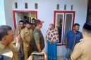 Kepala BNPB Letjen TNI Suharyanto meninjau Huntap di Gampong Blang Kubu, Kecamatan Peudada, Selasa (23/6) sore.