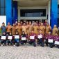 Siswa SMA/SMK juara O2SN tingkat Kabupaten Bireuen berangkat ke Banda Aceh untuk mengikuti event tingkat Provinsi Aceh, di halaman Kantor Cabdin Wilayah IV, Selasa (14/7) pagi.
