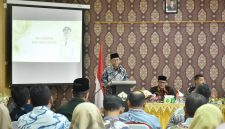 Wakil Bupati Bireuen, Ir H Razuardi, MT menyampaikan sambutannya, Kamis (30/7) pagi