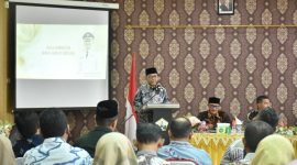 Wakil Bupati Bireuen, Ir H Razuardi, MT menyampaikan sambutannya, Kamis (30/7) pagi