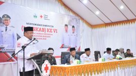Bupati Bireuen, Ir H Mukhlis, ST menyampaikan sambutannya, di Aula Setdakab Lama, Rabu (22/7) pagi.