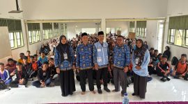 SMKN I Peusangan dan BNN berkolaborasi mensosialisasikan tentang bahaya narkoba bagi siswa MPLS, Jum'at (17/7)